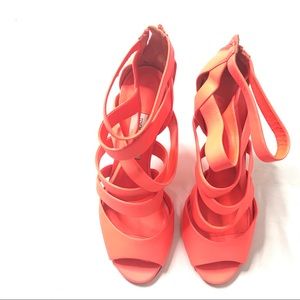 Jimmy Choo Damsen Caged Gladiator Open-toe Stiletto Heels Sandals 40 US 10